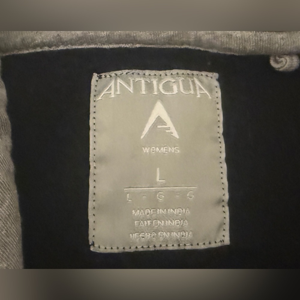 KANSAS CITY CHIEFS ANTIGUA LADIES BLACK CHENILLE LOGO VICTORY HOODED SWEATSHIRT - Picture 12 of 12